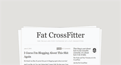 Desktop Screenshot of fatcrossfitter.com