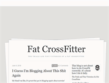 Tablet Screenshot of fatcrossfitter.com